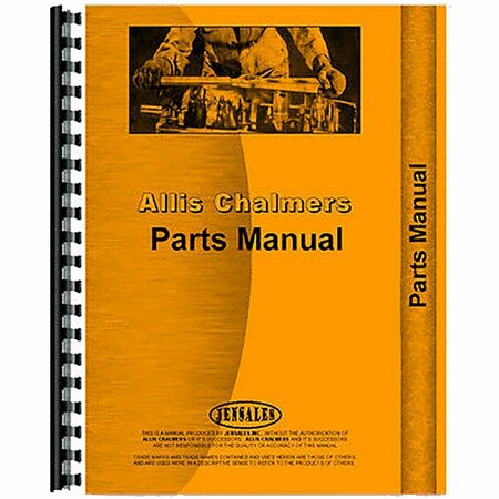 AFTERMARKET New Parts Manual Fits Allis Chalmers 2540 Tractors 24186 Plus RAP65713